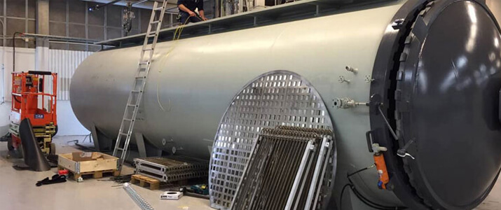 Instalación, modernización y reforma de autoclaves