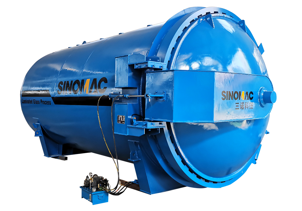 Autoclave para vidrio de seguridad automotriz SINOMAC